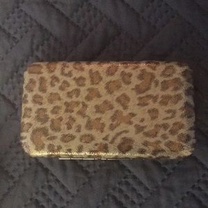 Shimmery Animal Print Phone Wallet